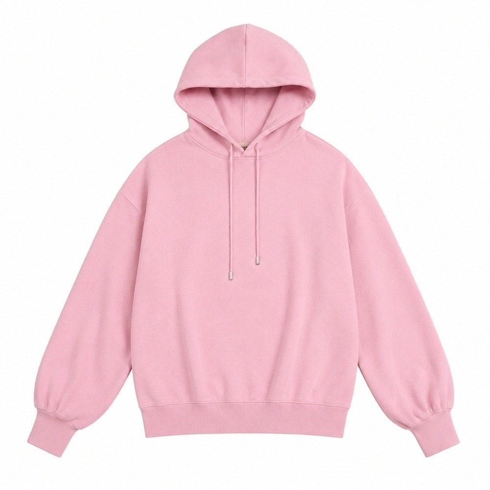 Philosophy Pink Hoodie Women's Small Bubblegum Balloon Sleeve Soft Knit Y2K Cozy